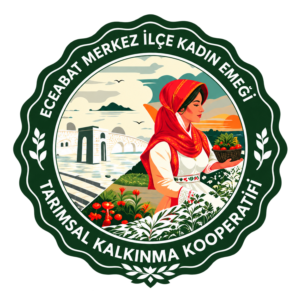 Eceabat Kadın Emeği Tarımsal Kalkınma Kooperatifi Logosu