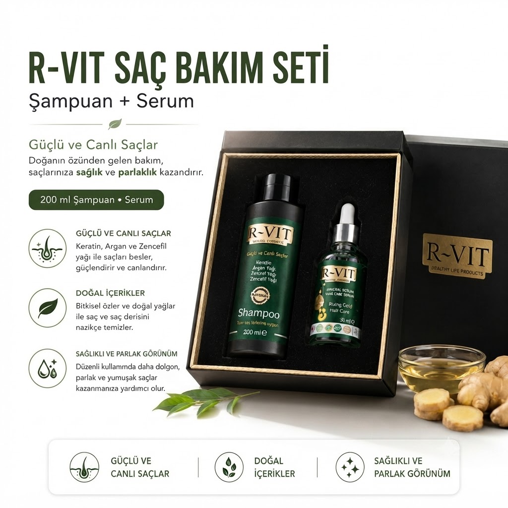 R-VIT Premium Saç Bakım Seti