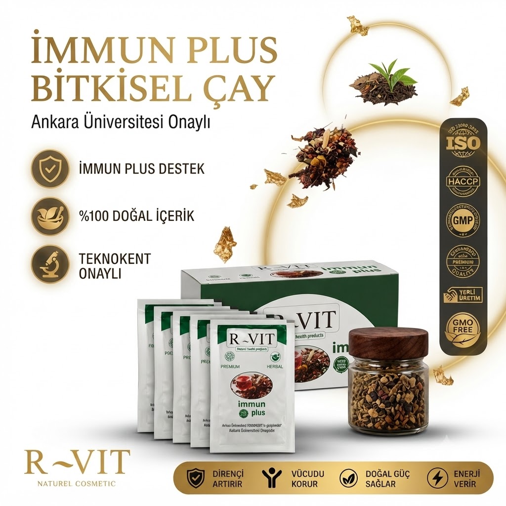 R-VIT Immun Plus Bitkisel Çay 60 LI