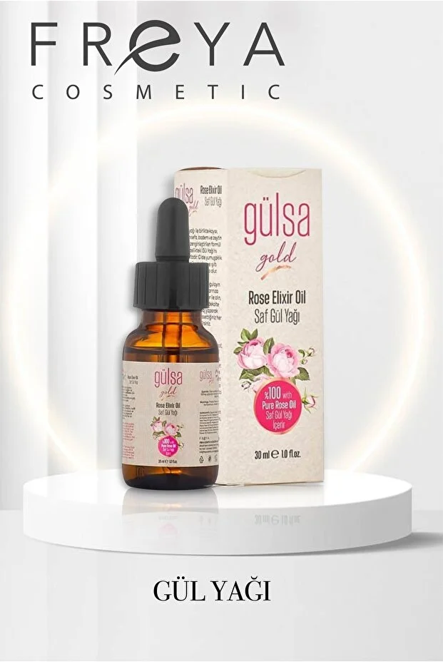 Gülsa Gül Yağı Gold Cilt Bakım Ve Yenileyici 30ml