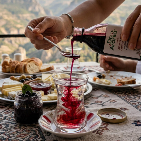 Premium Aronya Konsantresi 150 ml (10 Porsiyon) – %100 Soğuk Sıkım Aronia