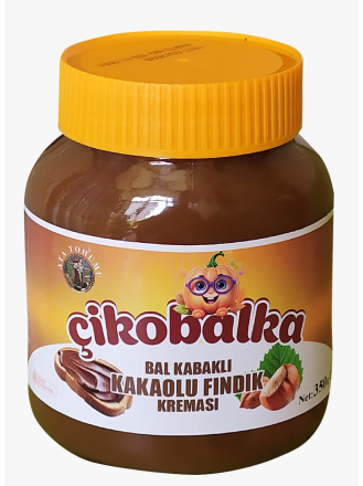 Çikobalka Bal Kabaklı Kakaolu Fındık Kreması 350 gr