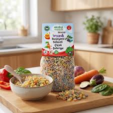 Junior Organik Ruşeymli Sebzeli Çiçek Şehriye 250 Gr.