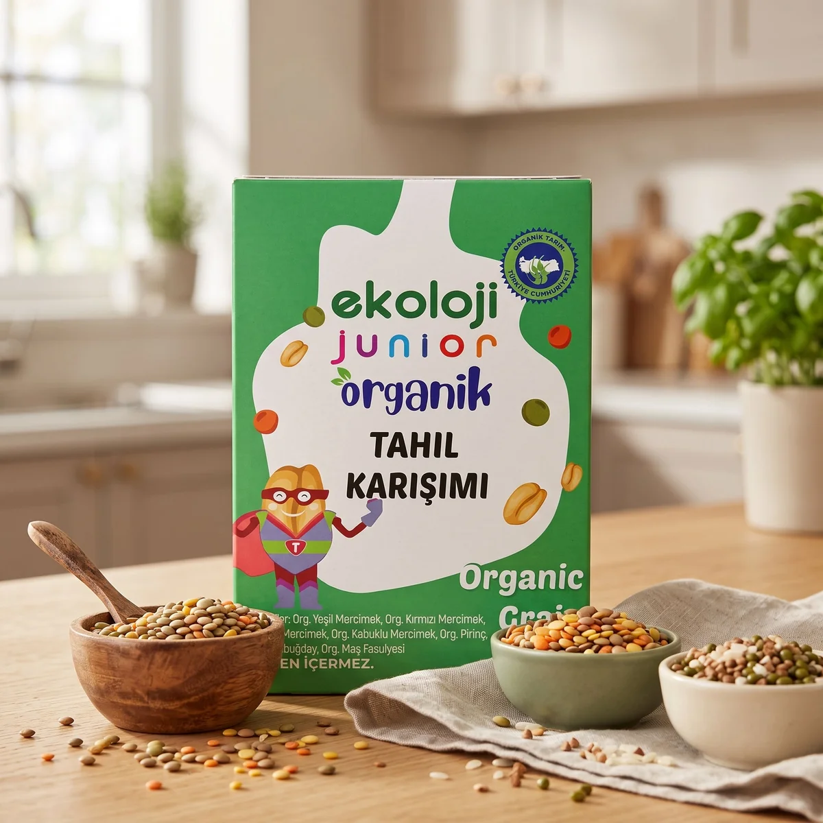 Junior Organik Glutensiz Tahıl Karışımı 250 Gr.