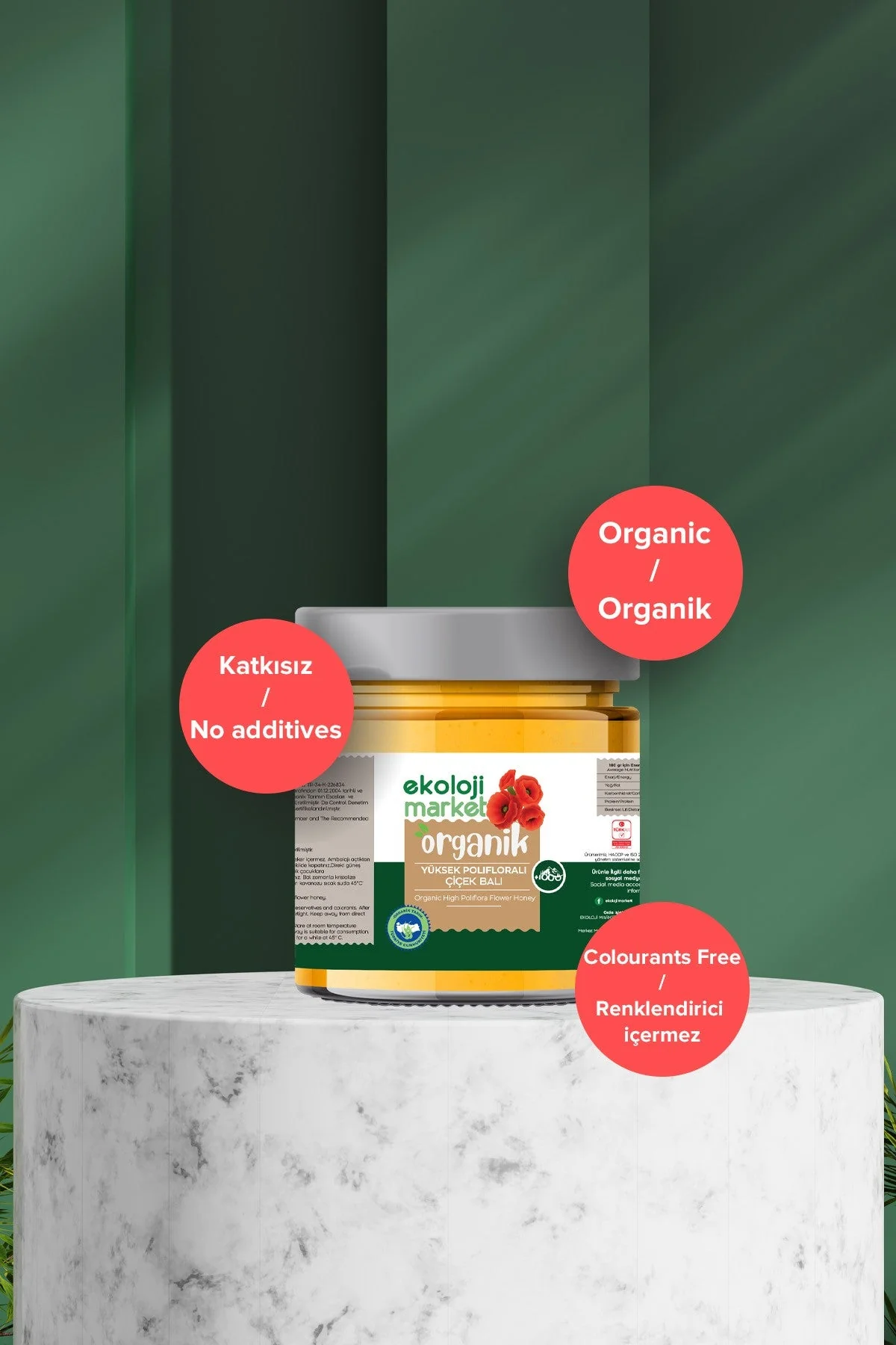 Organik Çiçek Balı Anadolu 280 Gr.
