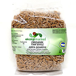 Organik Tam Siyez Arpa Şehriye 250 Gr.
