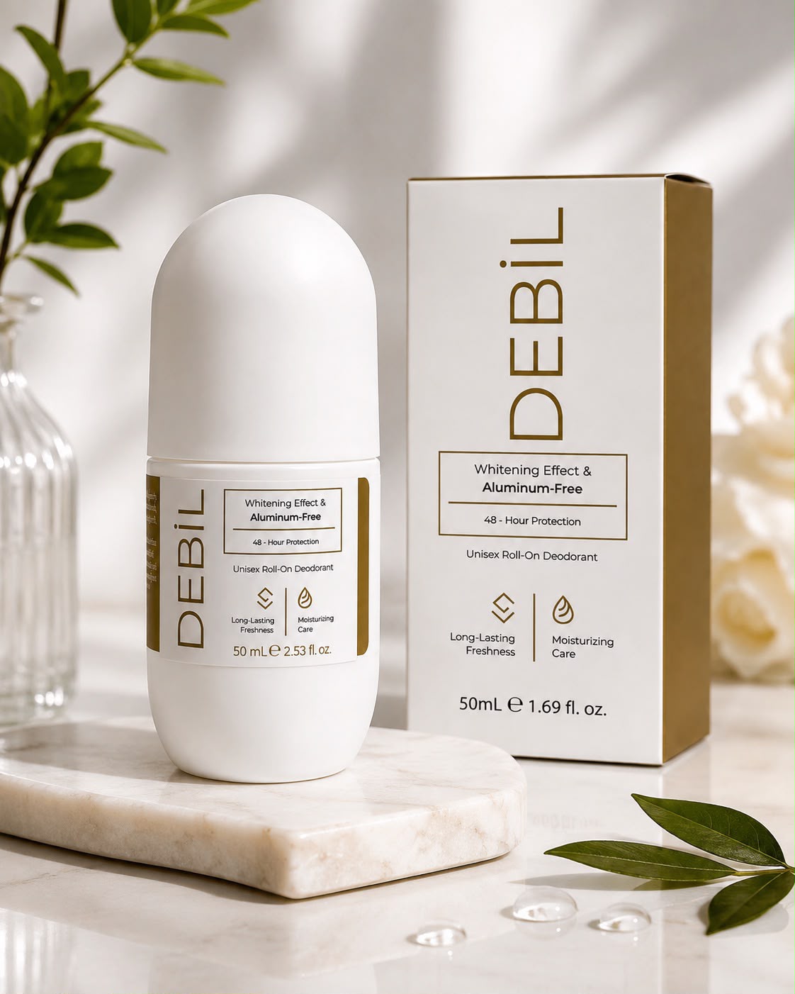 Debil Roll-On | Ter Önleyici ve Koltuk Altı Kararmasına Karşı Etkili Çözüm – 50 mL